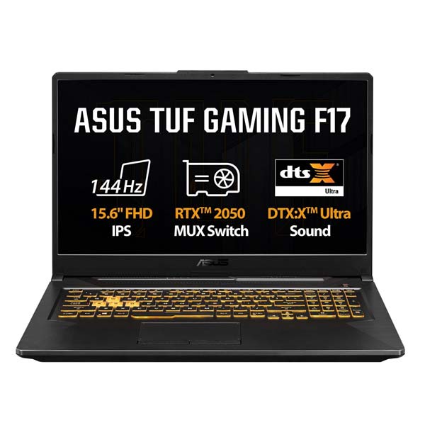 ASUS TUF Gaming F17 i5-11400H 16GB 512GB-SSD 17,3" FHD RTX2050 Win11Home, Graphite Black