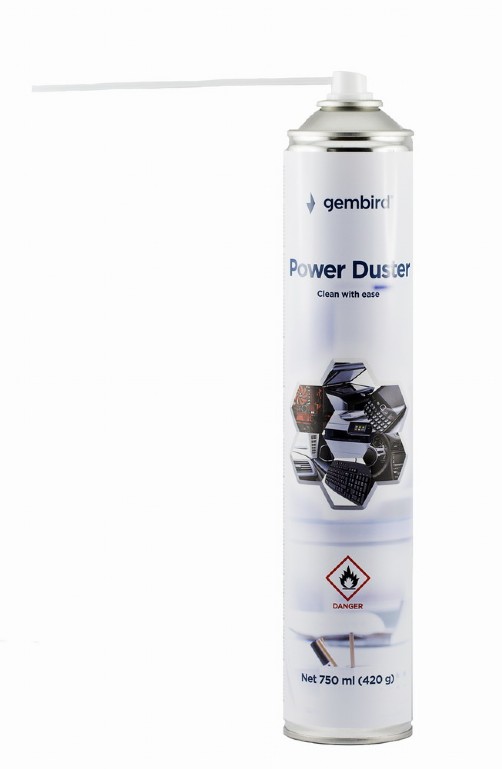 Čistiaci spray, stlačený vzduch, GEMBIRD CK-CAD-FL750-01, 750ml CK-CAD-FL750-01