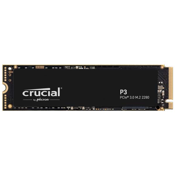 Crucial SSD disk P3 500 GB, M.2 (2280), NVMe