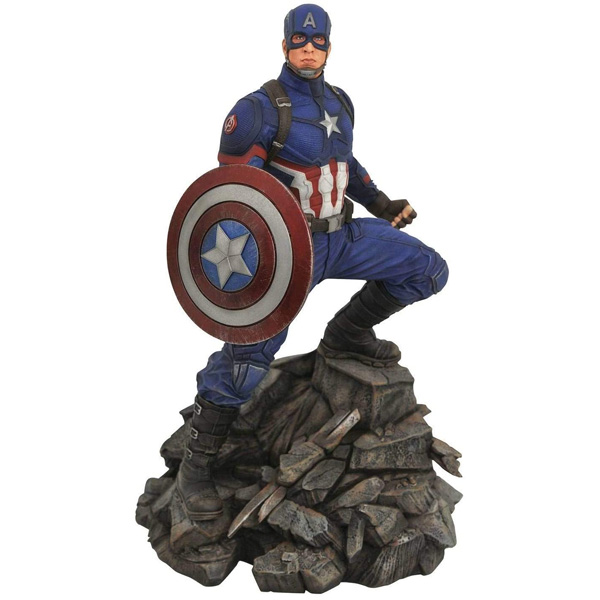 Diamond Marvel Premiere Collection Avengers 4 Captain America Resin Statue - OPENBOX (Rozbalený tovar s plnou zárukou)