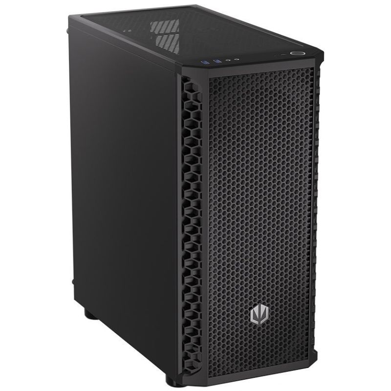 ENDORFY case Signum 300 solid 2xUSB 3.0 1x120mm fan mesh panel čierna EY2A003