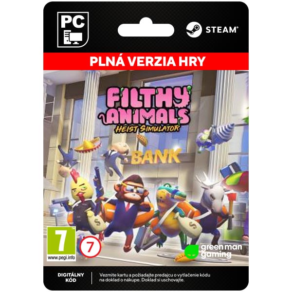 E-shop Filthy Animals: Heist Simulator [Steam]