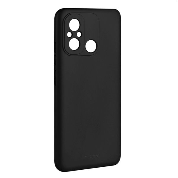 FIXED Story Zadný pogumovaný kryt pre Xiaomi Redmi 12C, čierny