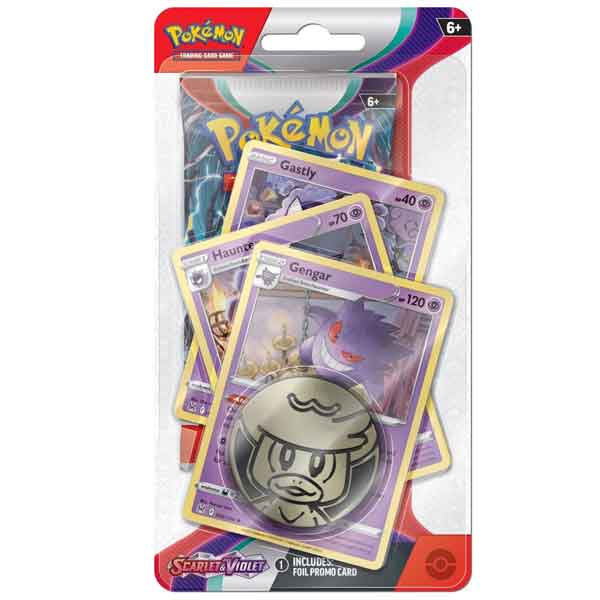 Kartová hra Pokémon TCG Scarlet & Violet 3 Premium Checklane Blister Gengar Kartová hra Pokémon TCG Scarlet & Violet 3 Premium Checklane Blister Gengar