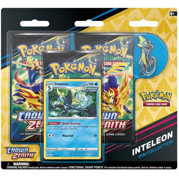Kartová hra Pokémon TCG: Sword & Shield 12.5 Crown Zenith Pin Collection Inteleon (Pokémon) Kartová hra Pokémon TCG: Sword & Shield 12.5 Crown Zenith Pin Collection Inteleon (Pokémon)