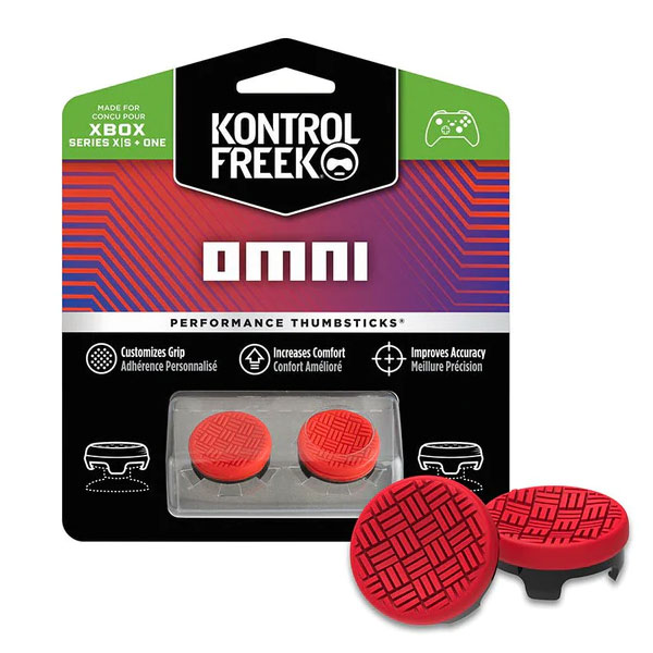 Kontrolfreek Omni Performance Thumbstick made for Xbox Series X|S, Xbox One, red Kontrolfreek Omni Performance Thumbstick made for Xbox Series X|S, Xbox One, red