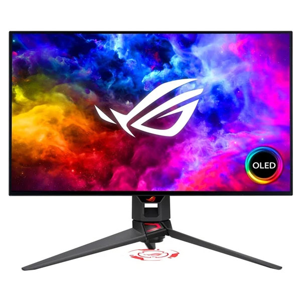 Monitor ASUS ROG PG27AQDM 26,5" OLED QHD 2560 x 1440 16:9 240Hz 450cd 0,03ms, čierny