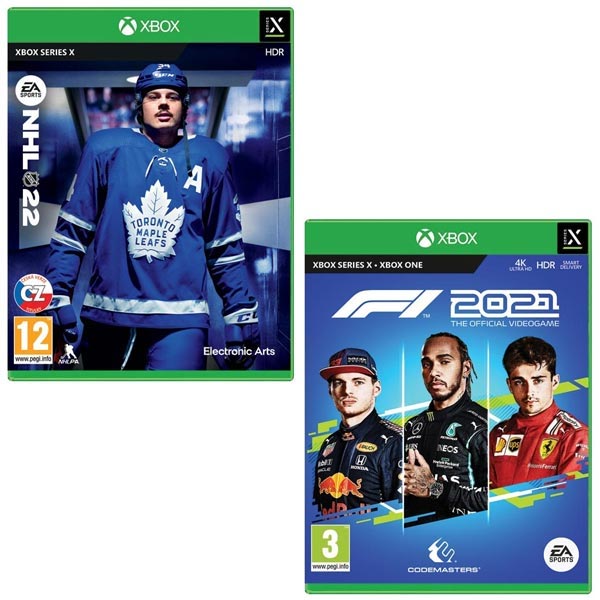 NHL 22 CZ + F1 2021: The Official Videogame XBOX X|S