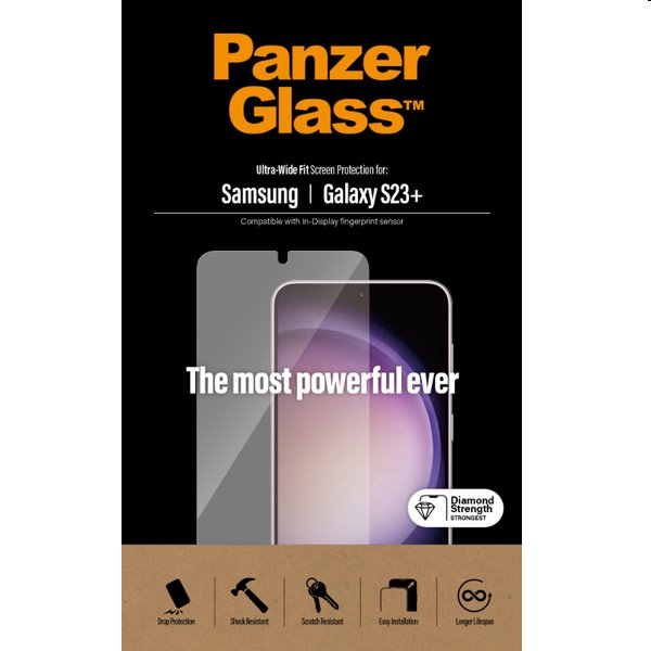Ochranné sklo PanzerGlass UWF AB FP pre Samsung Galaxy S23 Plus 7323