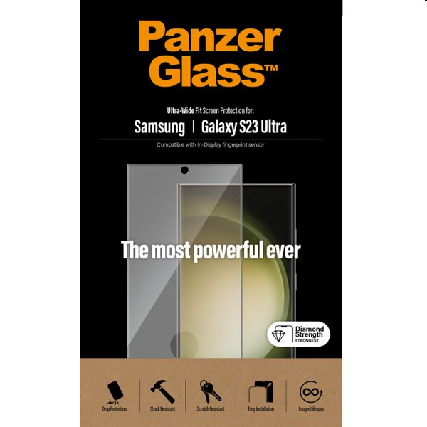 Ochranné sklo PanzerGlass UWF AB FP pre Samsung Galaxy S23 Ultra
