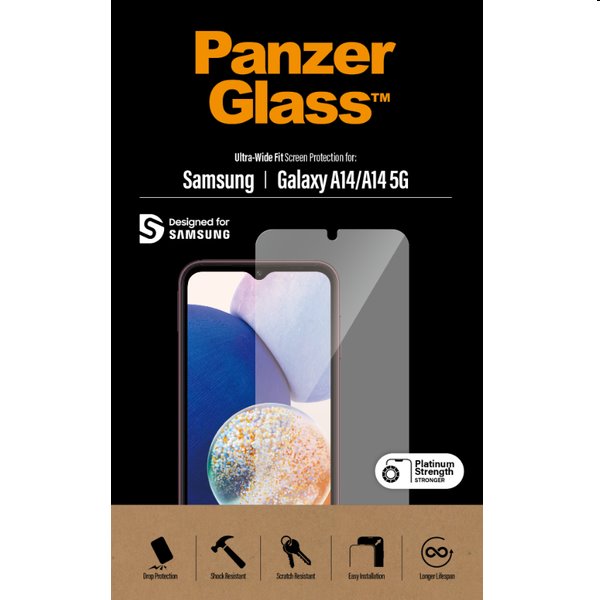 Ochranné sklo PanzerGlass UWF pre Samsung Galaxy A14/A14 5G 7321