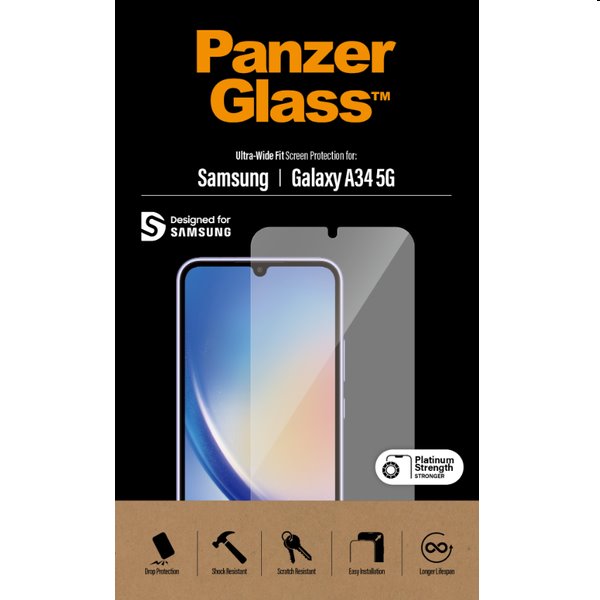 Ochranné sklo PanzerGlass UWF pre Samsung Galaxy A34 5G