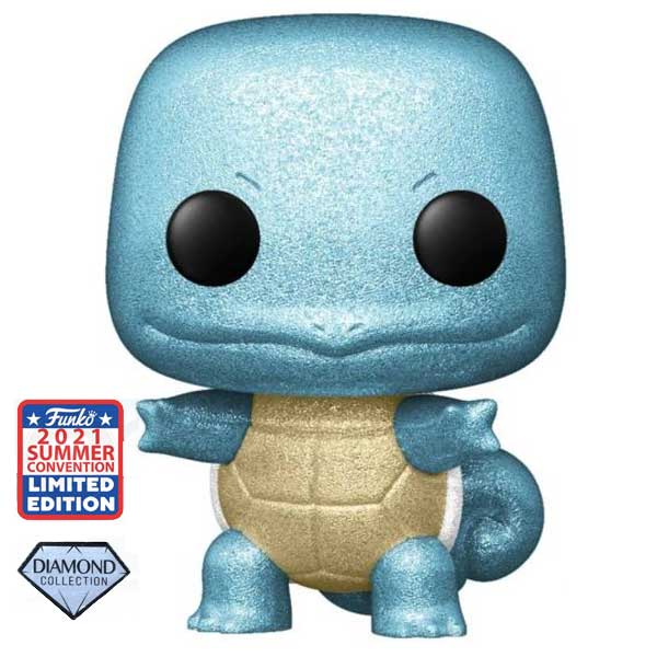 POP! Games: Squirtle (Pokémon) 2021 Summer Convention Limited (Diamond Collection) - OPENBOX (Rozbalený tovar s plnou zá