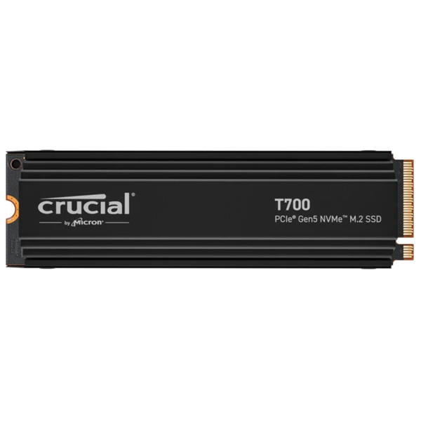 Crucial SSD disk T700 1 TB M.2 NVMe Gen5 Heatsink 117009500 MBps CT1000T700SSD5