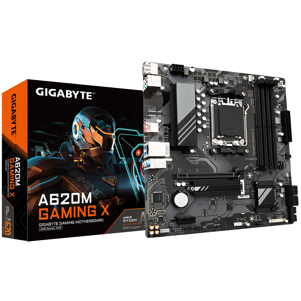 E-shop GIGABYTE A620M GAMING X Základná doska, AMD A620, AM5, 4xDDR5, mATX A620M GAMING X