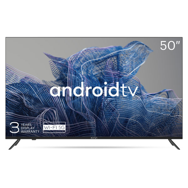 Kivi TV 50U740NB, 50" (127 cm), UHD, Google Android TV, čierna