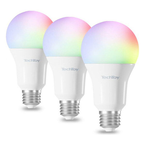 E-shop TechToy Smart Bulb RGB 11W E27 3pcs set