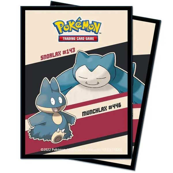 UP Deck Protector Sleeves Snorlax & Munchlax (65 Sleeves) (Pokémon) 15952