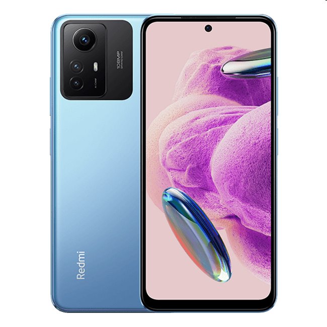 Xiaomi Redmi Note 12S, 8/256GB, Ice Blue, Trieda A - použité, záruka 12 mesiacov