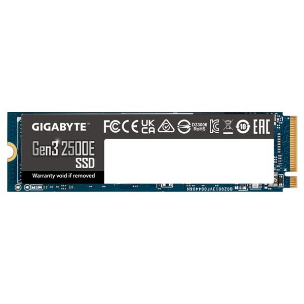 E-shop GIGABYTE 2500E SSD disk 500 GB M.2 NVMe Gen3 23001500 MBps G325E500G