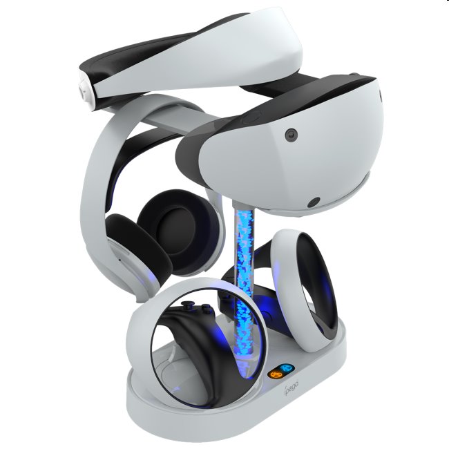 iPega PlayStation 5 VR2 multifunkčný nabíjací stojan