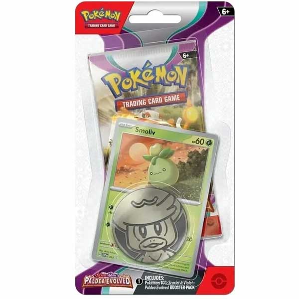 E-shop Kartová hra Pokémon TCG: Scarlet & Violet Paldea Evolved Checklane Blister Smoliv (Pokémon)