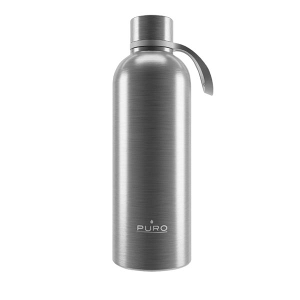 PURO Termofľaša DRINK ME 750 ml, oceľová PUWB750DW3STEEL