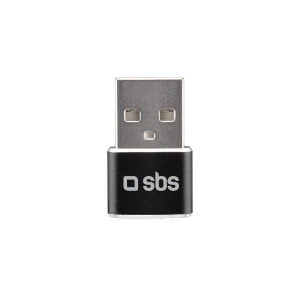 E-shop SBS Adaptér USB samecUSB-C samica, čierna TEADAPTUSBTC