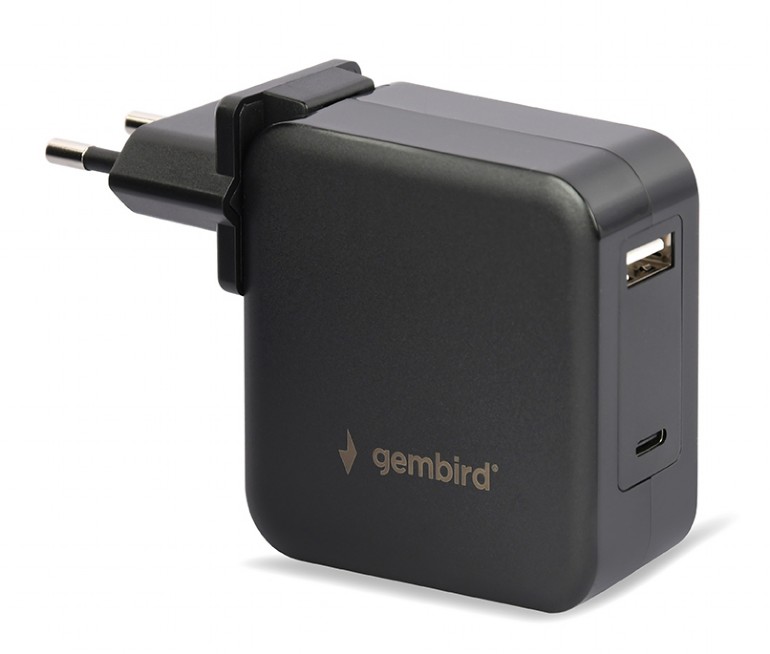 Univerzálný adaptér GEMBIRD NPA-PD60-01 pre notebook, Type-C PD, USB, 60W NPA-PD60-01