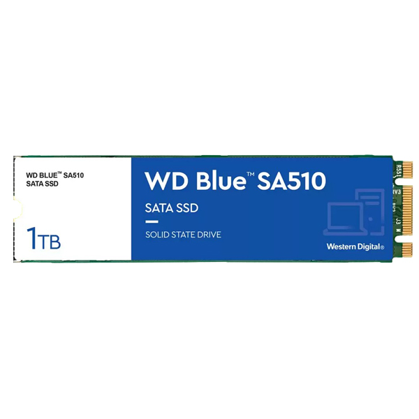 WD Blue SA510 SSD disk 1 TB SATA M.2 2280 WDS100T3B0B