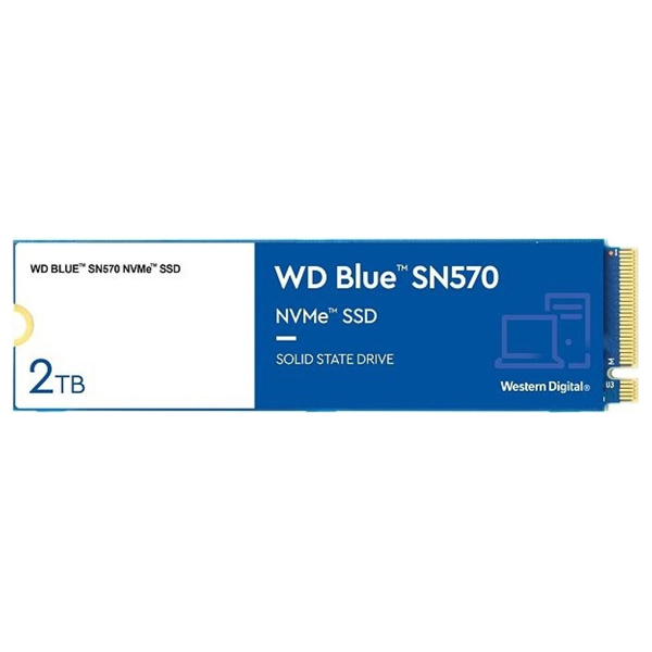 WD Blue SN570 SSD 2 TB NVMe M2 2280 WDS200T3B0C