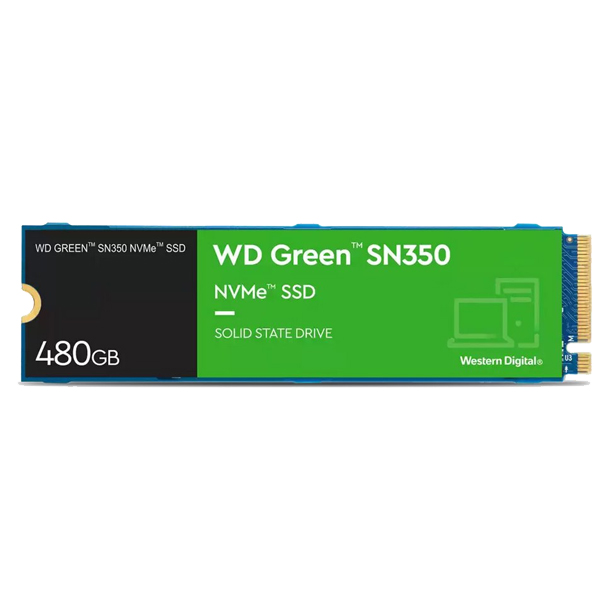 E-shop WD Green SN350 SSD disk 480GB NVMe M.2 2280 WDS480G2G0C