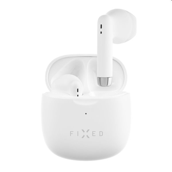 FIXED Pods Bezdrôtové TWS slúchadlá, biele