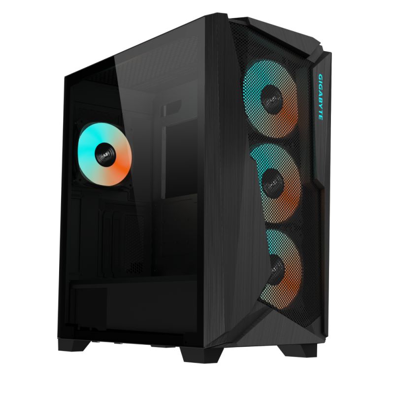 Gigabyte case C301 GLASS, ATX, Mid Tower, black GB-C301G