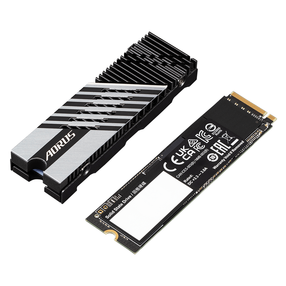 Gigabyte AORUS 7300 SSD 2TB M.2 NVMe Gen4 (PS5 Ready) 73006850 MBps AG4732TB