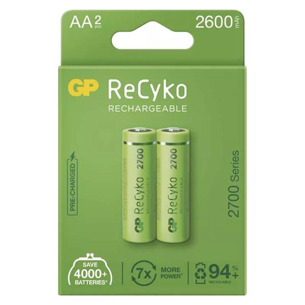 E-shop GP ReCyko AA 2600mAh 2ks 1032222270