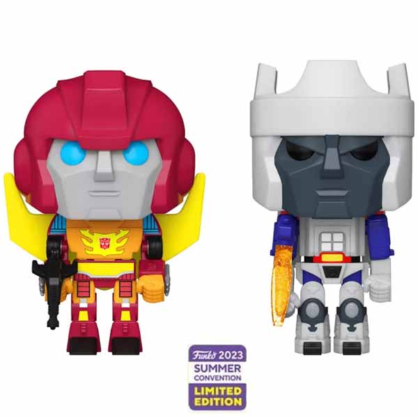 POP! 2 Pack Rodimus & Galvatron (Transformers) 2023 Summer Convention Limited Edition PlayGoSmart