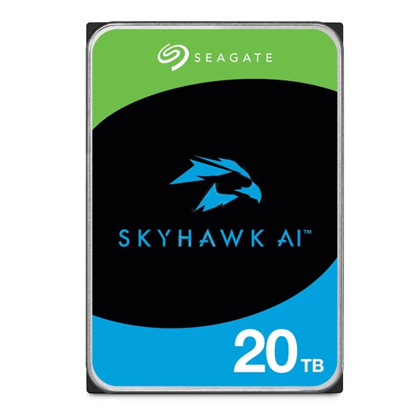 Seagate 20 TB SkyHawk AI Pevný disk 3,5"SATA7200256 MB ST20000VE002
