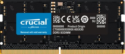 E-shop Crucial 16 GB DDR5-4800 SODIMM CL40 Operačná pamäť CT16G48C40S5