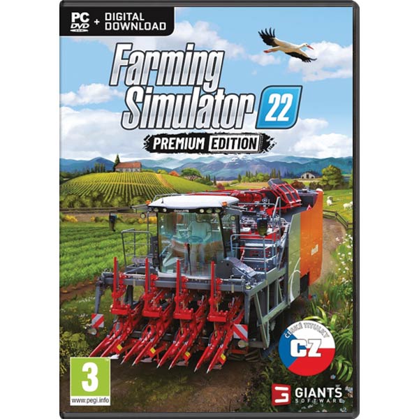 E-shop Farming Simulator 22 CZ (Premium Edition) PC