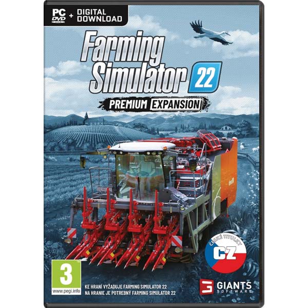 E-shop Farming Simulator 22 CZ (Premium Expansion) PC