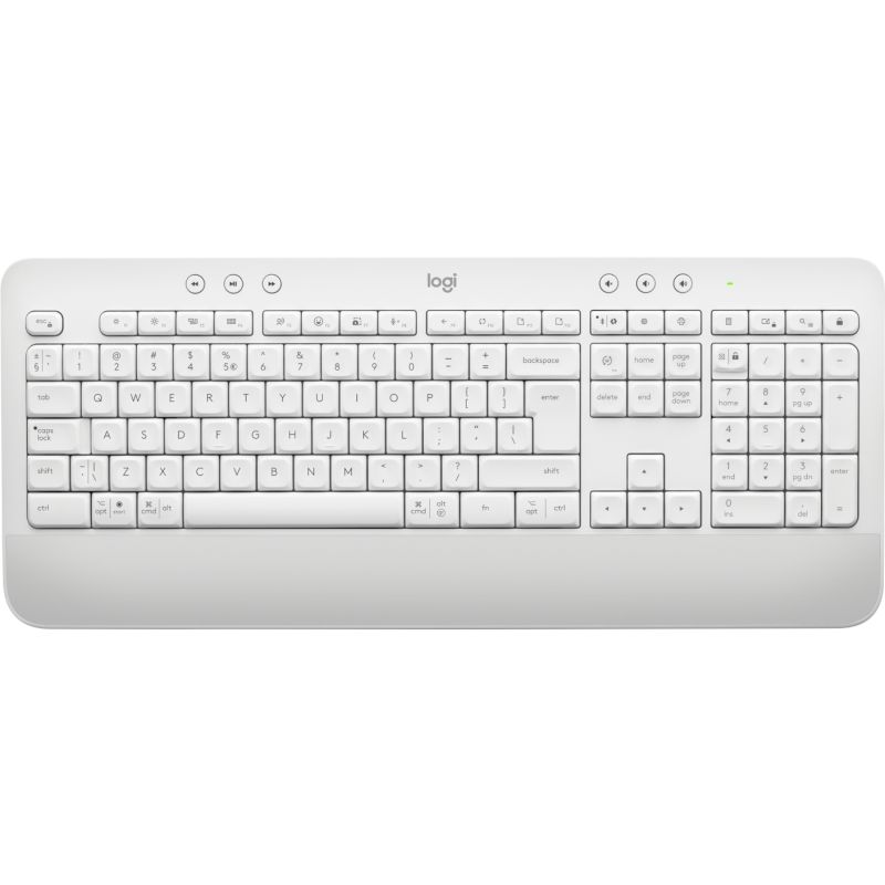 Logitech K650 Signature - bezdrôtová pohodlná klávesnica - svetlo šedá - CZSK 920-010979