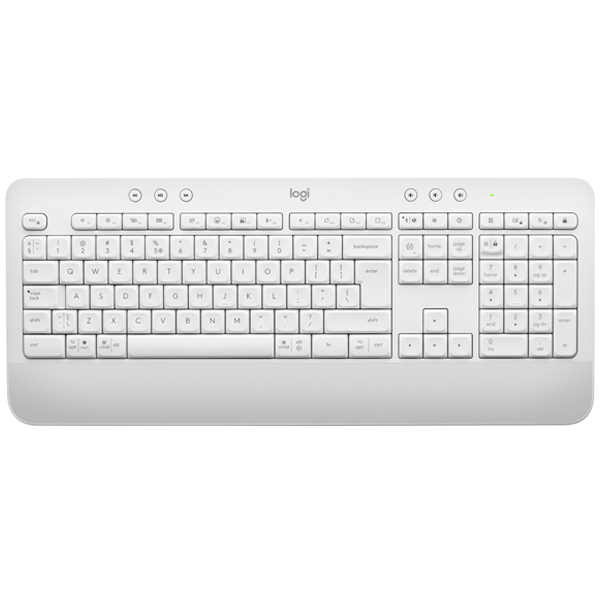 Logitech K650 Signature bezdrôtová klávesnica, CZ/SK, Off White