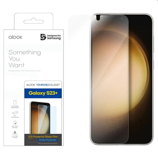 E-shop Originálne ochranné sklo pre Samsung Galaxy S23 Plus GP-TTS916MVATW