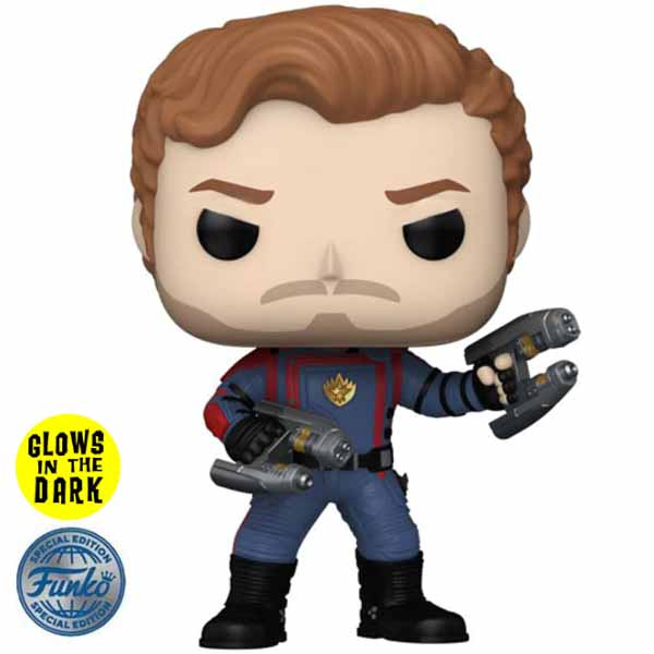 E-shop POP! Guardians of the Galaxy Volume 3: Star Lord (Marvel) Special Edition (Glows in The Dark) POP-1201
