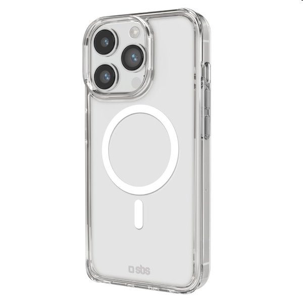 SBS Puzdro Light Mag kompatibilné s MagSafe pre Apple iPhone 14 Pro, transparentná