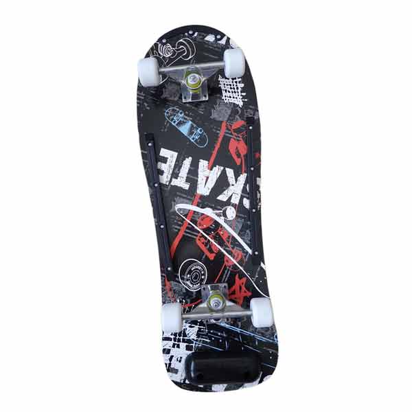 Acra Skateboard farebný, čierny