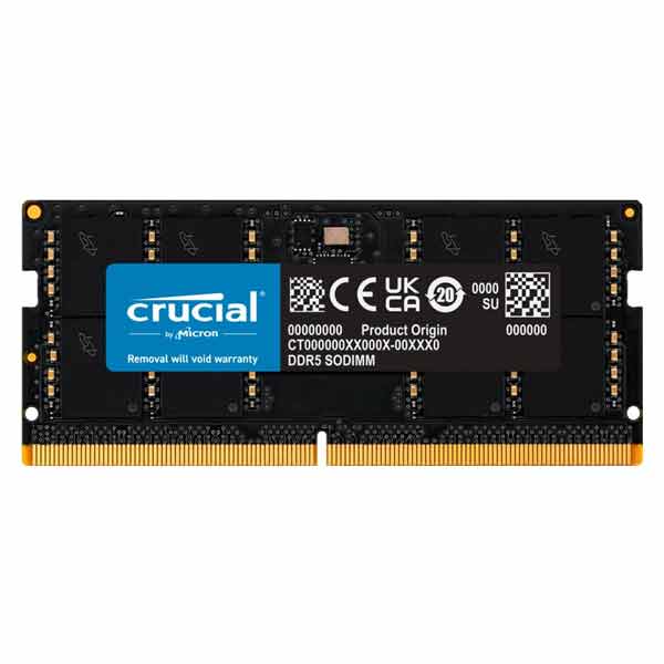E-shop Crucial 32GB DDR5-4800 SODIMM CL40 Operačná pamäť CT32G48C40S5