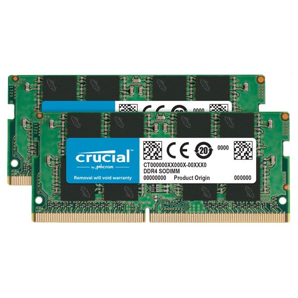 Crucial 32 GB SODIMM pamäťová sada DDR4 3200 CL22