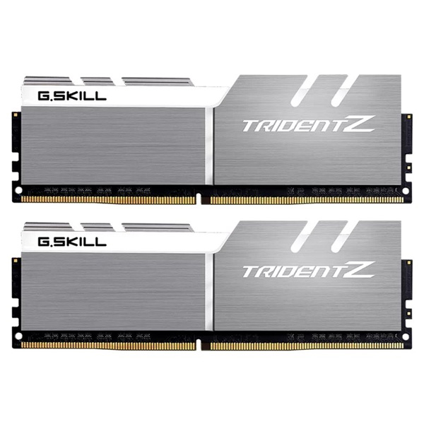 E-shop G.SKILL 32GB kit DDR4 3200 CL16 Trident Z silver-white F4-3200C16D-32GTZSW